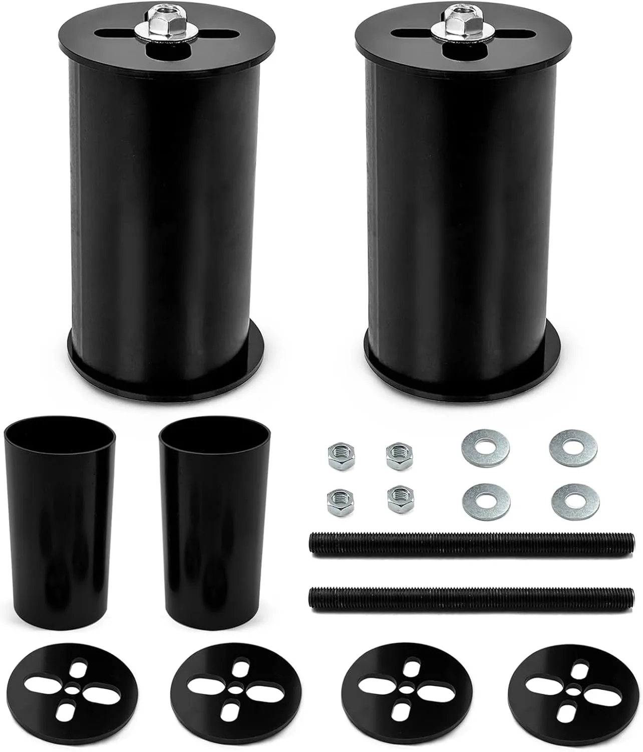 DIY Bag Mounting Brackets Cups Universal Fabricator Air Ride Suspension, Air Suspension Brackets, DIY Air Ride Components Compatible with Most car