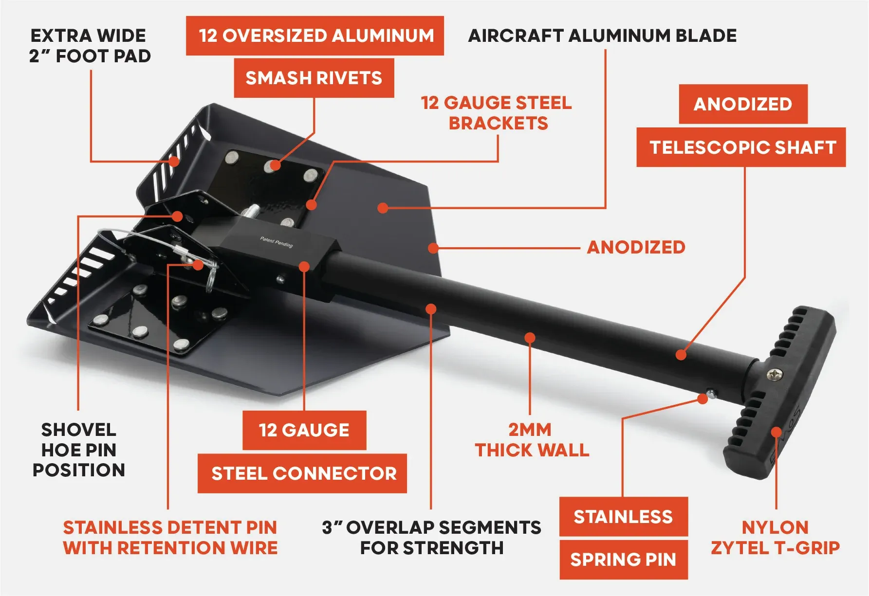 DMOS Delta Pro Shovel