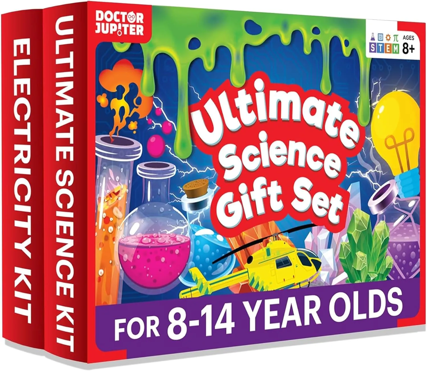 Doctor Jupiter Ultimate Science Gift Set of Science Kit, Electricity Kit for Kids Age 8-12 | Birthday Gifts for Boys & Girls of 8,9,10,11,12,13,14 Year Olds | STEM Learning & Education Toys