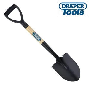 Draper 15072 Mini Wooden Shovel Round Point Nose Snow Scoop Digging Spade