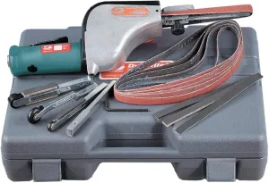 Dynabrade (14010) Dynafile Abrasive Belt Tool Versatility Kit | 0.5 hp 20,000 RPM Pneumatic Motor, Straight-Line | For 1/8"-1/2" (3-13 mm) Wide x 24" (610 mm) Long Belts