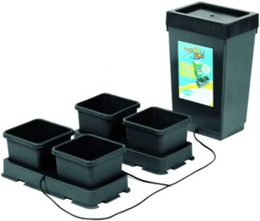easy2grow 4 Pot System with 3.9 Gallon pots and 12.4 gal Reservoir Tank