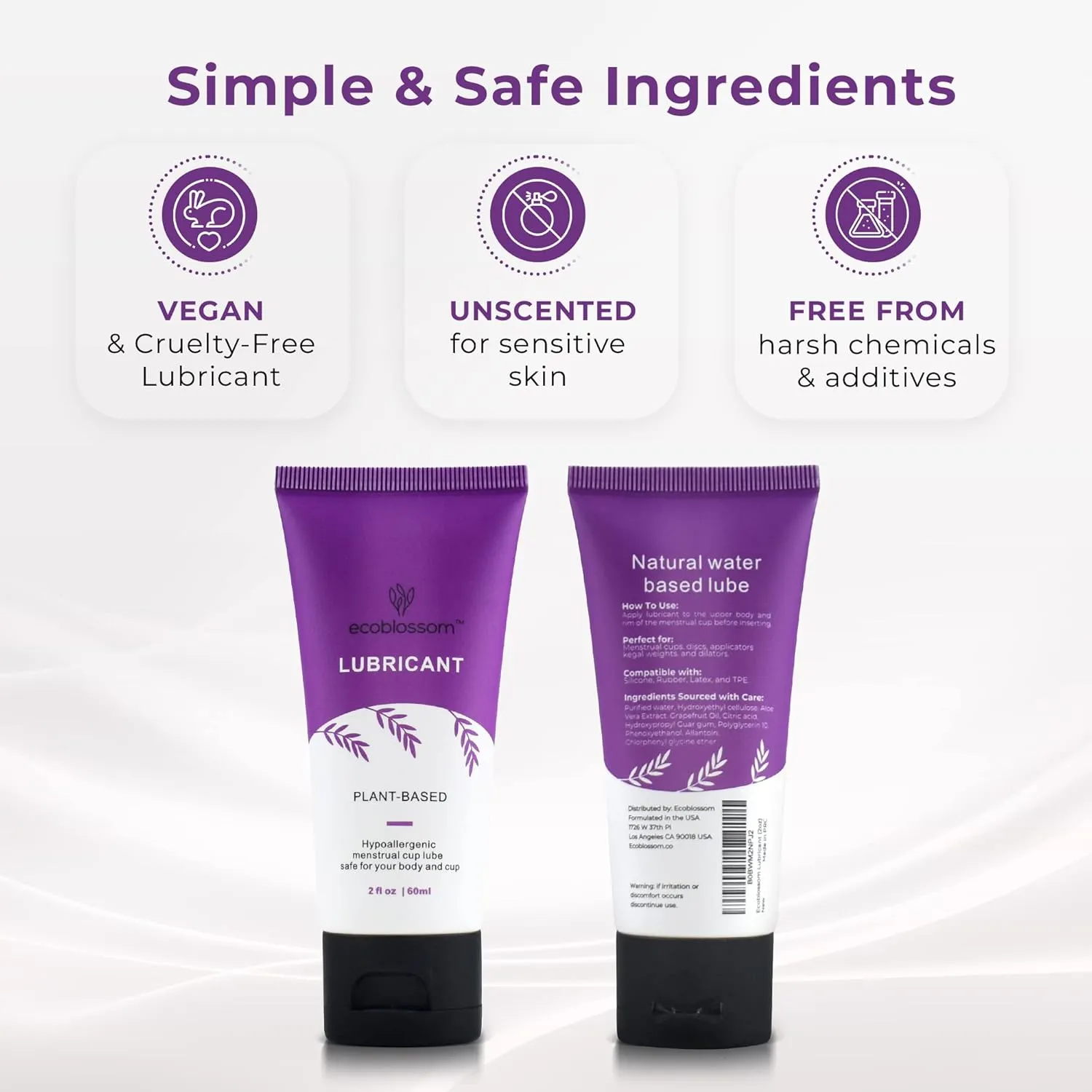 Ecoblossom Complete Menstrual Cup Kit - Small & Large Reusable Period Cups, Silicone Sterilizer Holder, Cleansing Wash, Water-Based Lube, and Easy-Insert Disc Applicator - All Inclusive Set