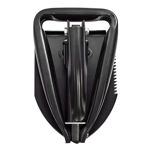 Entrenching Tool-18.25" Folding Survival Shovel w/ Wood Saw Edge