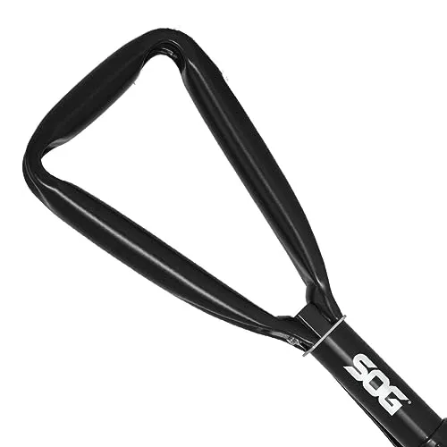 Entrenching Tool-18.25" Folding Survival Shovel w/ Wood Saw Edge