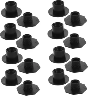 ERINGOGO Soccer Table Football Parts Replacement Bearings Shafts Covers Set of 8 for Performance