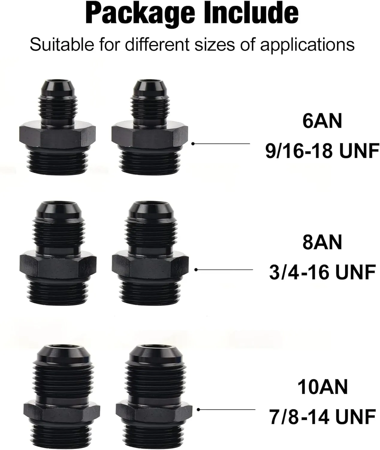 EVIL ENERGY Inline Fuel Filter 100 Micron with 6AN 8AN 10AN Adapter Universal 50MM