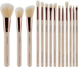 Farmasi 14-Piece Makeup Brush Collection: Essential Beauty Toolkit