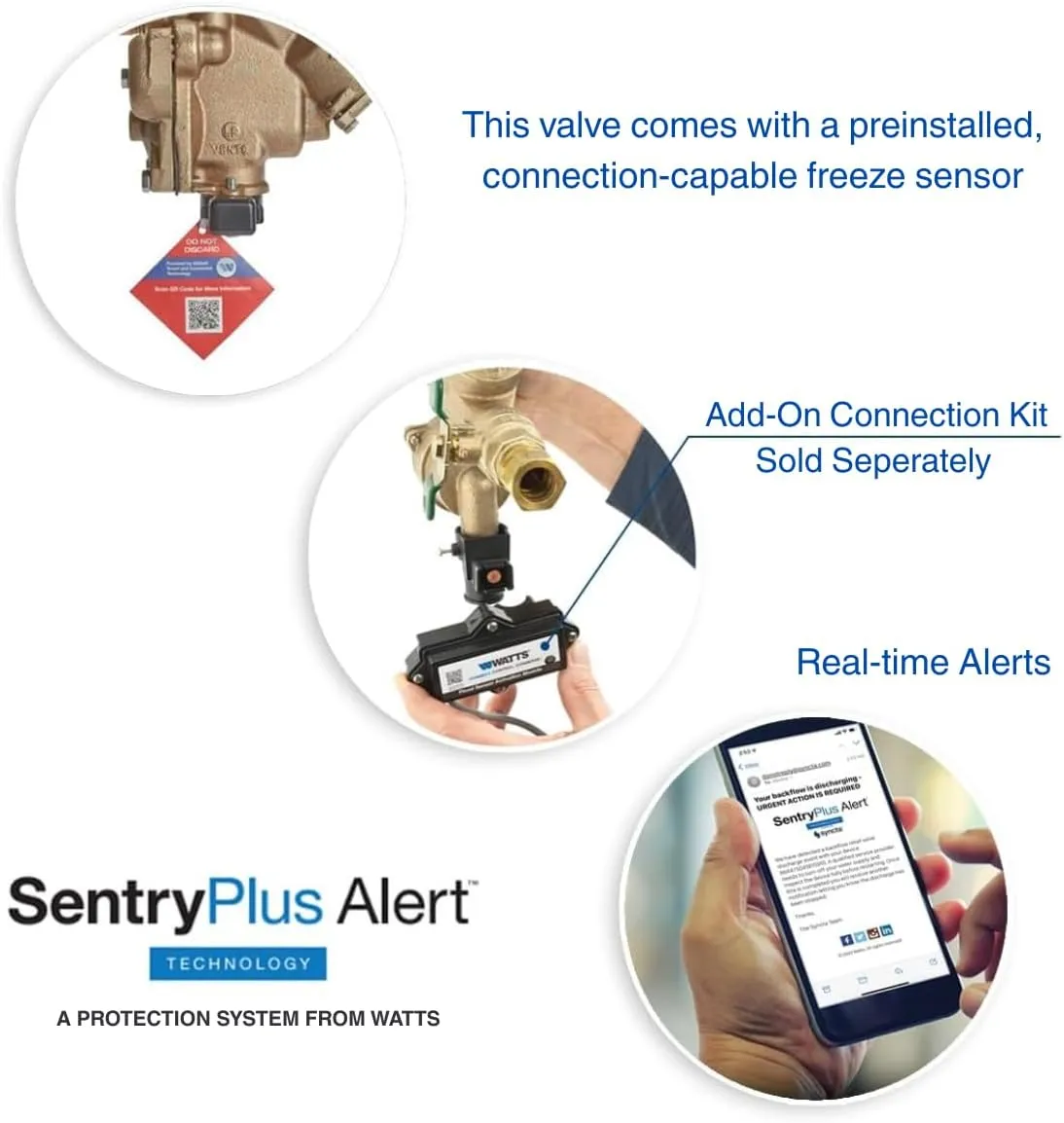 Febco 765 Series 3/4" Bronze Pressure Vacuum Breaker Backflow Preventer, Quarter Turn Shutoff, NPT Connections, Freeze Sensor with SentryPlus Alert Technology, Industrial Plants, Irrigation System