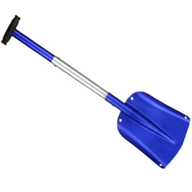 Foldable Auto Emergency Snow Shovel with Extendable Handle, Aluminum Lightweight Snow Shovel for Car,Outdoor Camping Ski,Garden