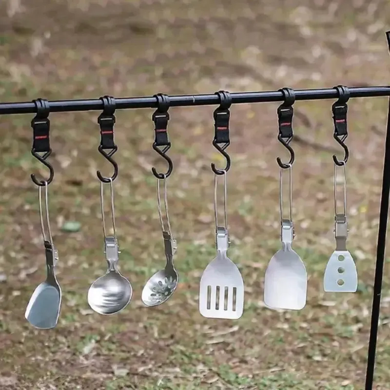 Foldable Stainless Steel Spatula-Shovel-Ladle