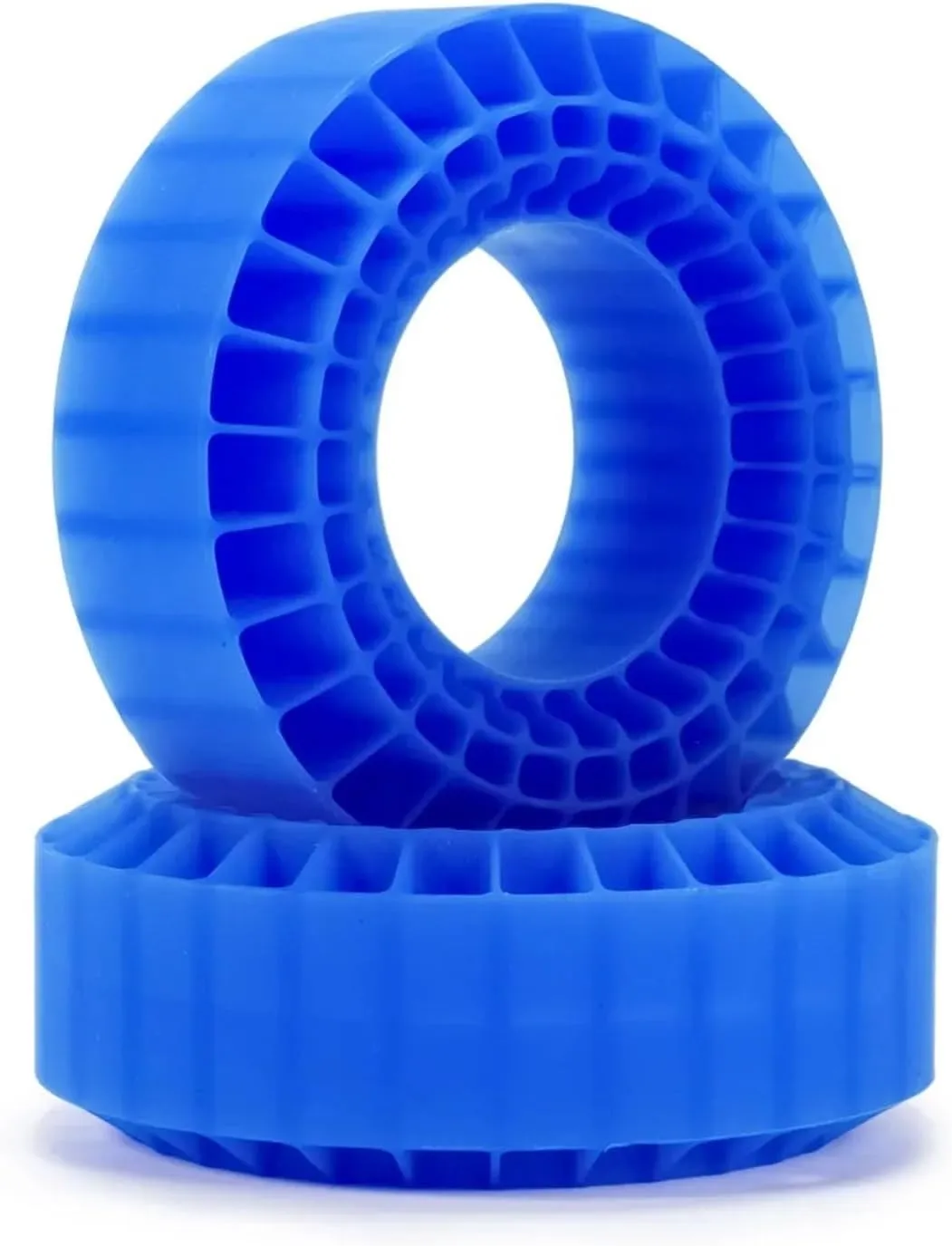 for Axial for SCX10 for Capra for TRX4 for BRX01 for TF2 for GEN8 for 1/10 RC Crawler 1.9" Wheel Tires Silica Gel Insert Foam Soft 108mm RC Car Repair Kit(Blue)