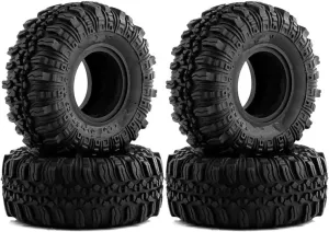 for Axial for SCX24 for TRX4M for AX24 1.0" Soft Rubber Wheel Tires 56 * 22mm for Rock for Terrain for 1/18 1/24 RC Crawler Car Rc Car Tires