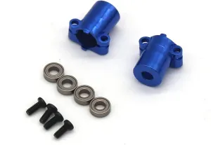 for WLtoys for FMS for Fire for Horse for EAZYRC 1/18 for Thunder Storm RC Remote Control Car Metal Upgrade Accessories Rear Wheel for Seat RC Car Repair Kit(Blue)