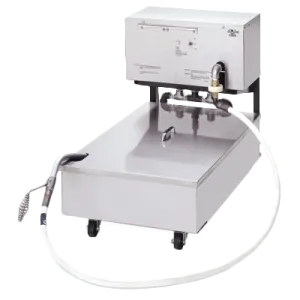 Frymaster PF95LP Portable Oil Filter, low profile, 80 lb oil capacity, gravity drain, stainless steel pan & pump housing, casters, 1/3 HP, cULus, NSF