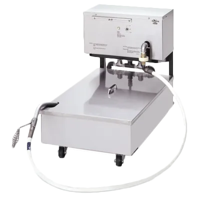 Frymaster PF95LP Portable Oil Filter, low profile, 80 lb oil capacity, gravity drain, stainless steel pan & pump housing, casters, 1/3 HP, cULus, NSF