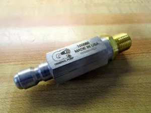 General Pump 100560 Inline High-Pressure Filter Quick Disconnect, 100 Mesh Screen, 416 Stainless Steel, 8.0 GPM, 5500 Maximum psi