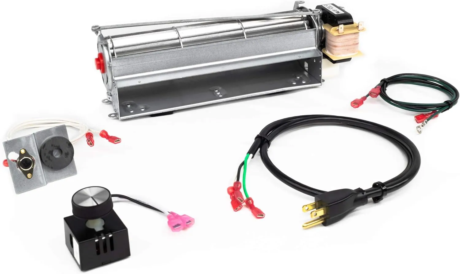 GFK4 GFK4A FK4 Fireplace Blower Kit for Heatilator, Majestic, CFM, Vermont Castings, Monessen, Rotom HB-RB74K R7-RB74K | Ball Bearing, Quiet, High Air Flow