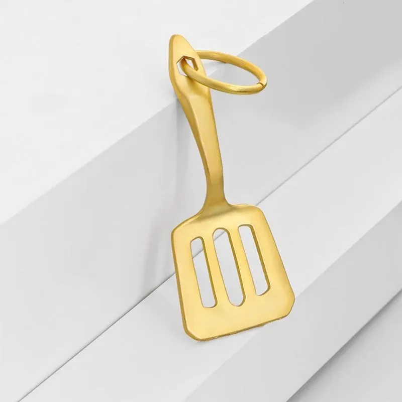 Gift Choice - Gold Shovel Shape Keychain