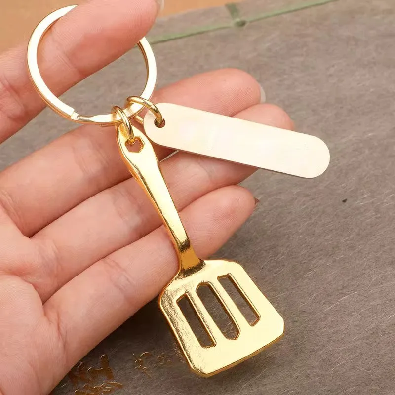 Gift Choice - Gold Shovel Shape Keychain