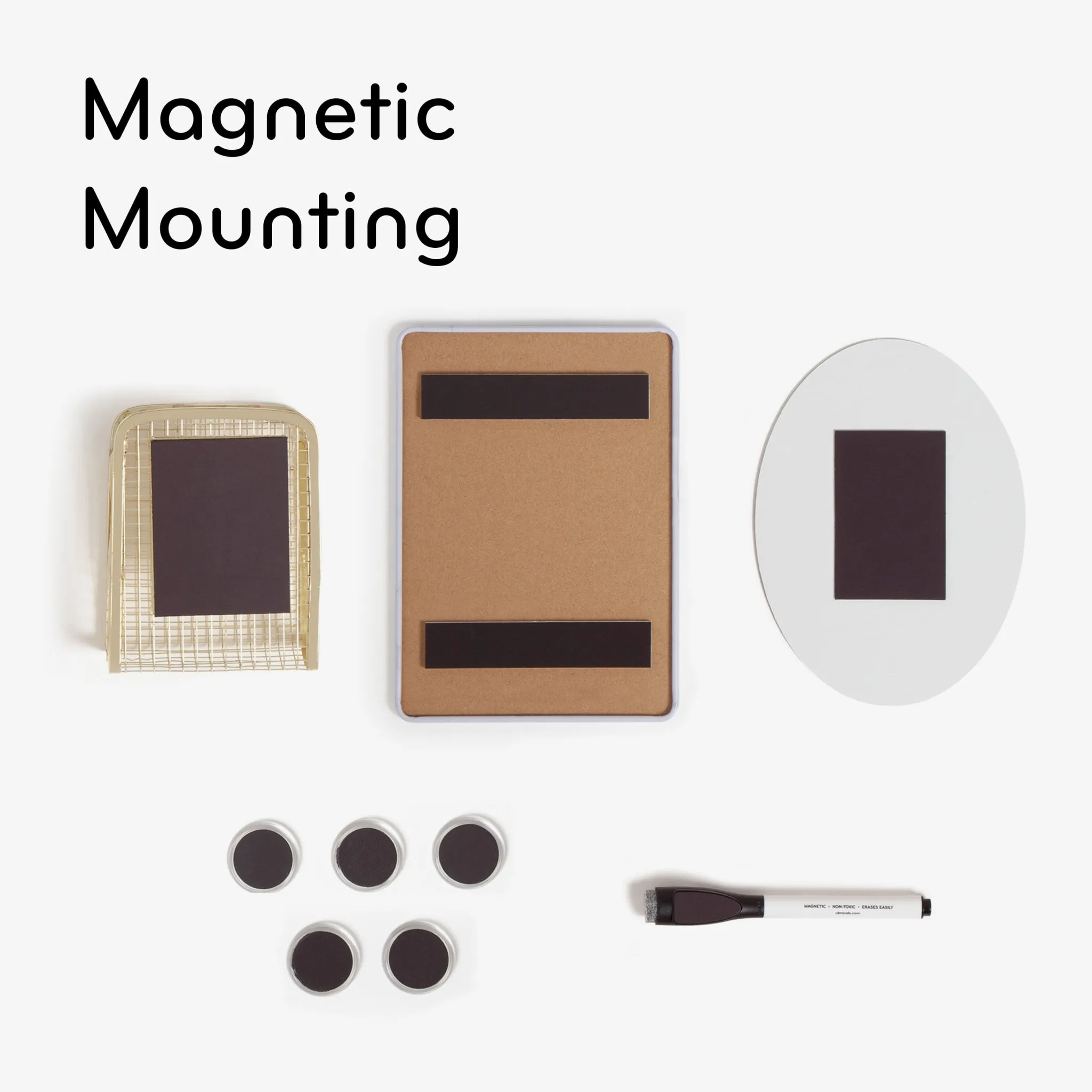 Gilded Marble Shelf Locker Kit Gold