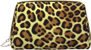 Giraffe Print Toiletry Pouch, Travel-Friendly Makeup Organizer For Makeup Brushes, Lipsticks