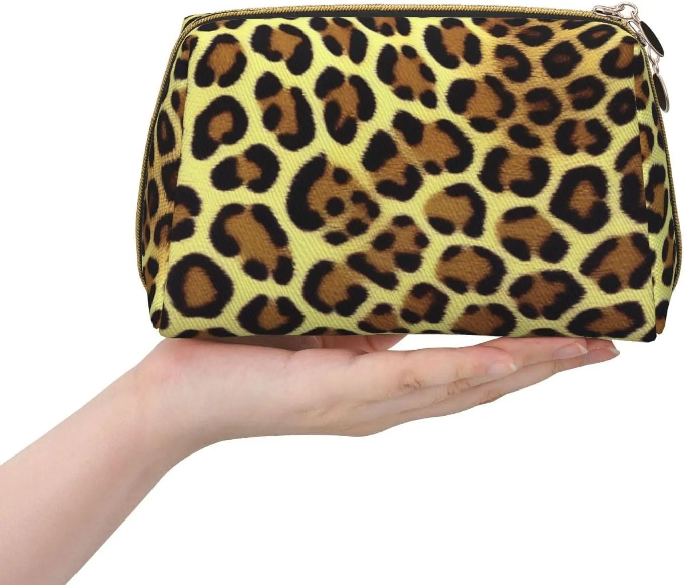 Giraffe Print Toiletry Pouch, Travel-Friendly Makeup Organizer For Makeup Brushes, Lipsticks