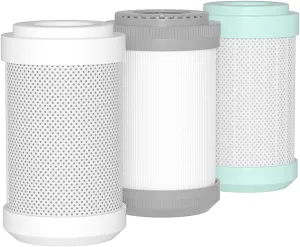 GLACIER FRESH Replacement cartridges for RV Water Filter System, 0.2 Micron High Flow Filter, Sediment “Longevity” by GLACIER FRESH, and Granular Activated Carbon “Tasty”.…