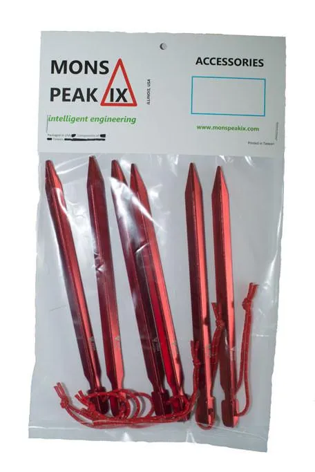HA Special offers (6 Pack) Y Tent 7075 Stakes, Helpful Al,
