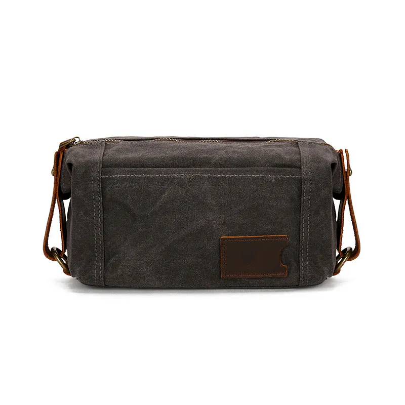 Handmade Vintage Canvas Toiletry Dopp Kit