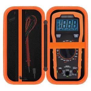 Hard Storage Case for Klein Tools MM400 / MM325 / MM300 Digital Multimeter, Multimeter Box for Klein Tools 69149P Electrical Test Kit, Voltage Tester EVA Hard Carrying Bag, Black (Case Only)