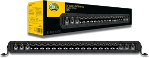 Hella Black Magic Tough 20 Inch Slim LED Light Bar - Performance High Beam Off-Road Light for Pickup Trucks, ATV, SUV, 4x4, Jeep, Tractors / 358197301