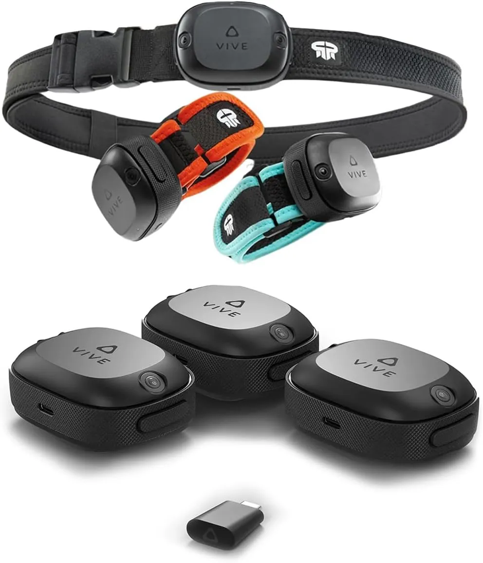 HTC Vive Ultimate Tracker 3 1 Kit with TrackStrap Set