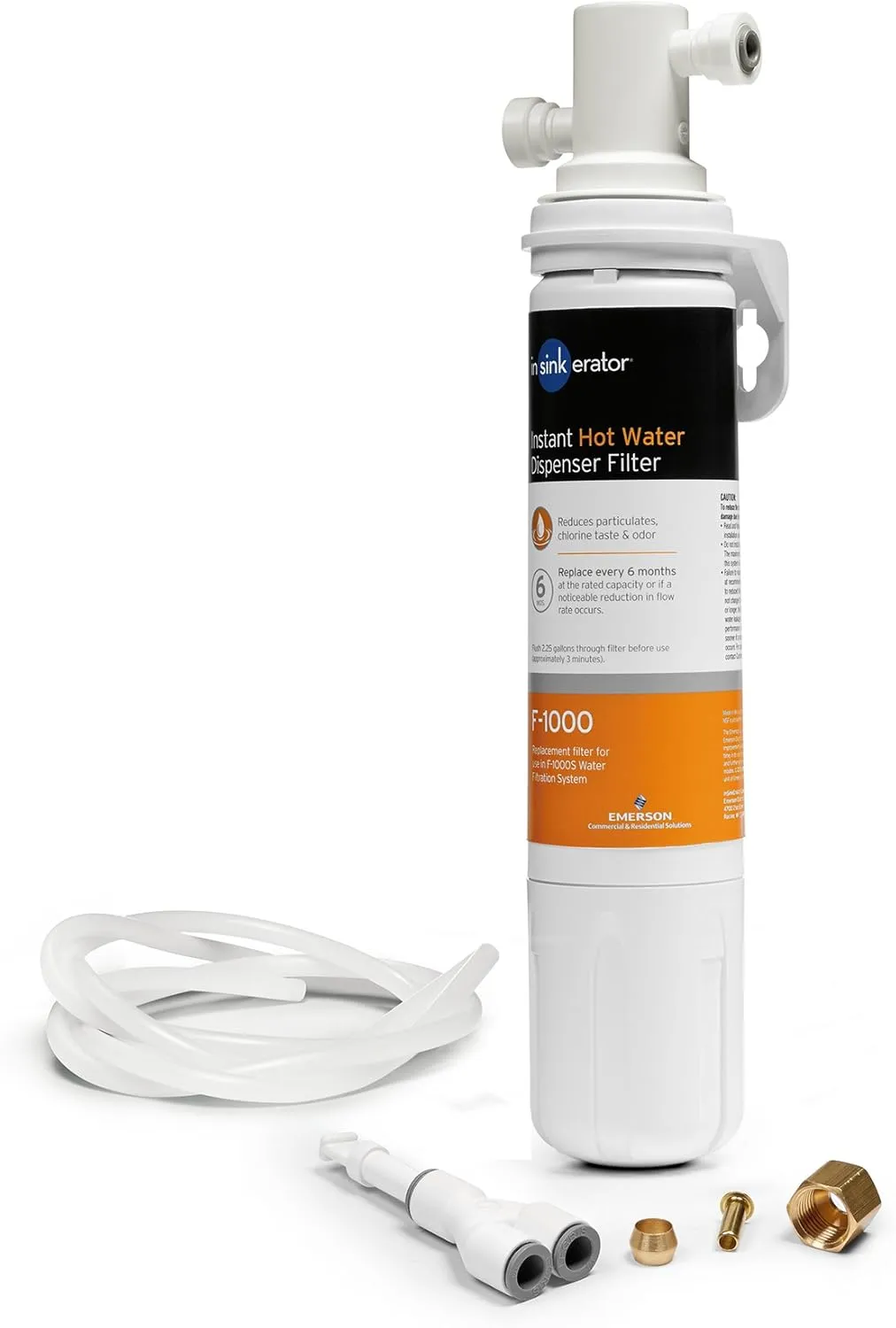 InSinkErator H-HOT150C-SS HOT150 Instant Hot Water Dispenser System-Faucet & Tank, Chrome & F-1000S, One Size