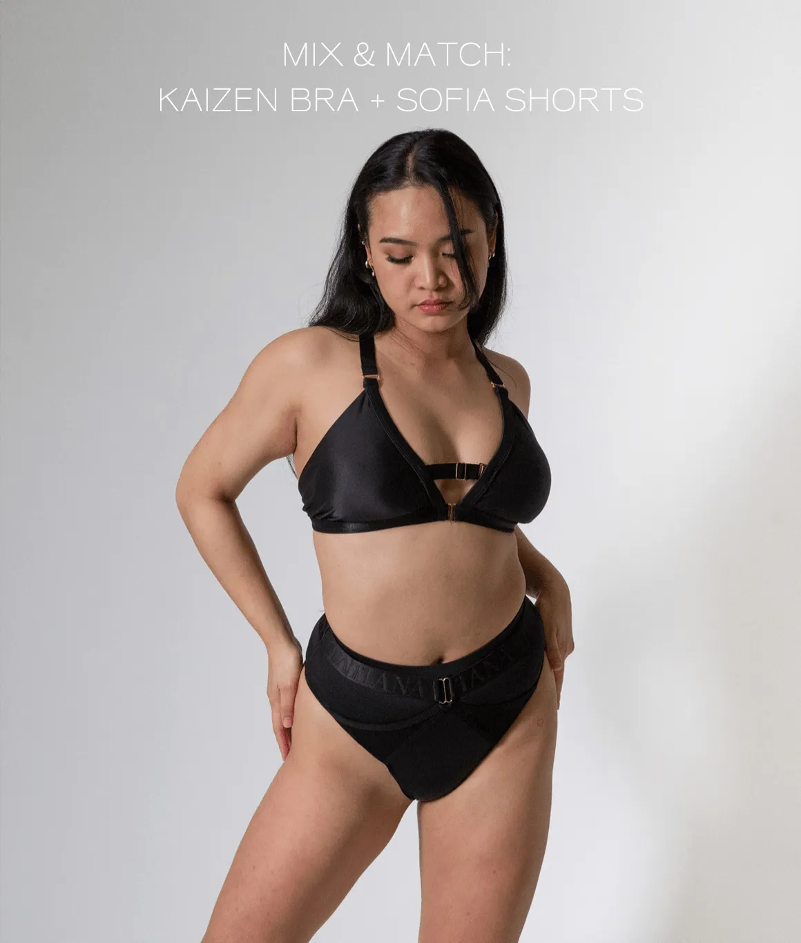 Kaizen Bra - Matte Black