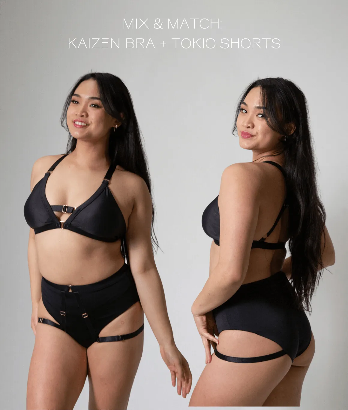 Kaizen Bra - Matte Black
