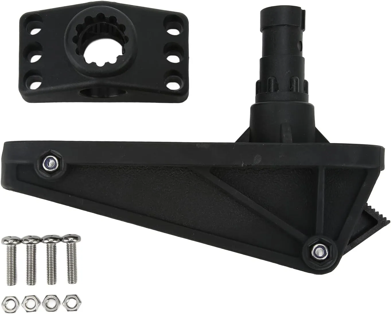 Kayak Anchor Lock Kit | Side Deck Mount for Surfboard/Boat | Anchor Release System with Roller Bearing | Stable Fishing in Still Water | 1 / 2in Rope Capacity