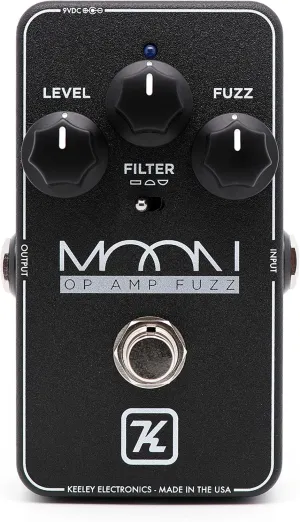 Keeley Electronics Moon Op Amp Fuzz Pedal, Black