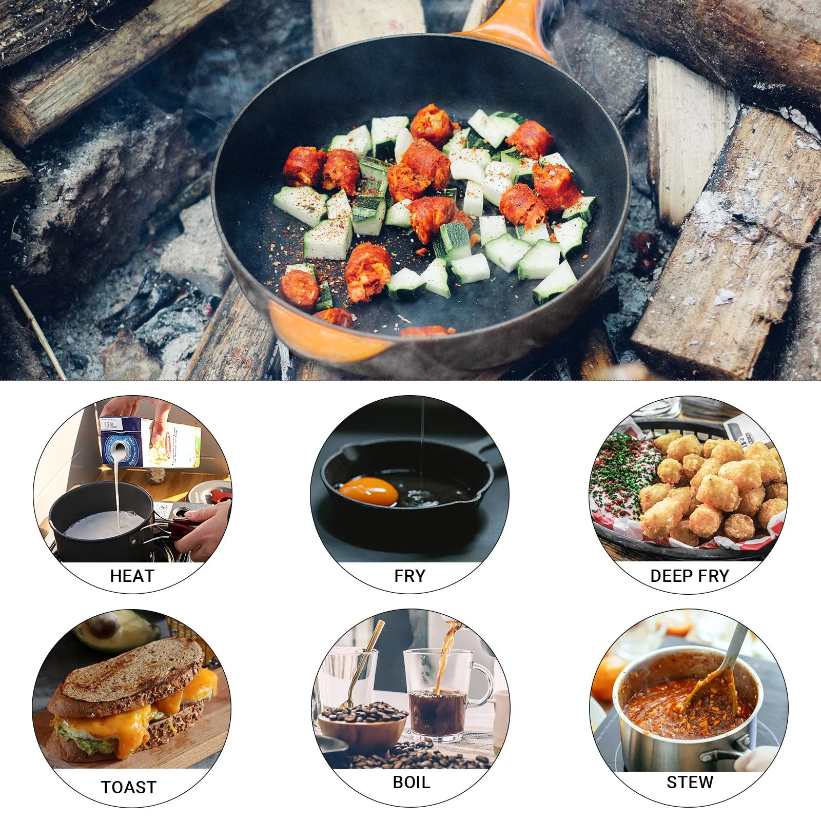 KingCamp Climber III Hard-anodized Aluminum Cookware Set