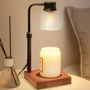 KLL Candle Warmer Lamp with Timer: Home Decor House Warming Gifts for New Home - Birthday Gifts for Women Mothers Day Birthday - Wax Melt Warmer for Jar Candles with 2 Bulbs
