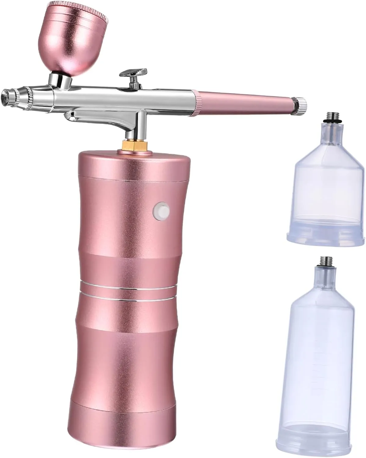 LALAFINA Charging Handheld Airbrush Kit Mini Airbrush Spray Compressor Portable Makeup and Nail Art Tool