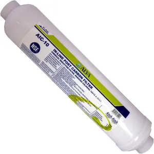 LASCO 37-1821 Ice Maker Inline Filter with 1/4-Inch Compression Connection, 2-Inch x 10-Inch , White