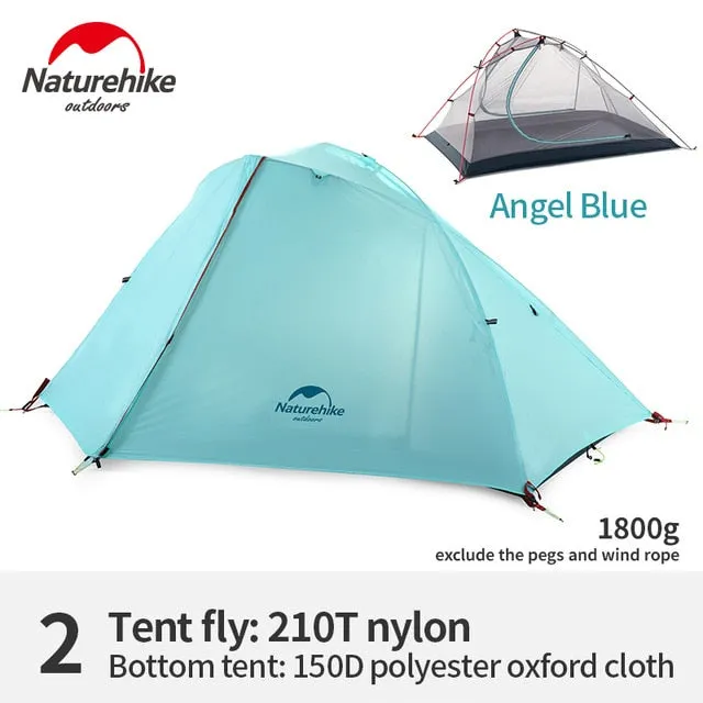 Last-minute sale Waterproof Silicone Ultralight Tent Travel Layer Hike Camping 1-2 Tent hiking Tents Outdoor Double NH Tech-powered tents NatureHike Person