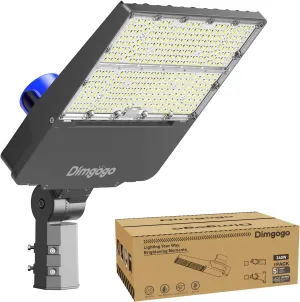 LED Parking Lot Light - 35000LM 240W Street Lights Dusk to Dawn Outdoor Lighting Commercial with Photocell, 6500K LED Flood Light Outdoor Waterproof with Slip Fitter Mount