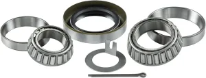 Lippert Trailer Bearing Replacement Kit for 3,500-lb. Axle Hubs with Inner/Outer Bearing Cones, Races, 1.719" Inner Diameter Double Lip Grease Seal, 1.75" Cotter Pin, 1.5" Tang Spindle Washer