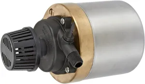 Little Giant S320PT-20 115 Volt, 335 GPH Oil-less Stainless Steel and Bronze Direct Drive Pump for Fresh or Salt Water Ponds or Fountains, Steel, 517100001