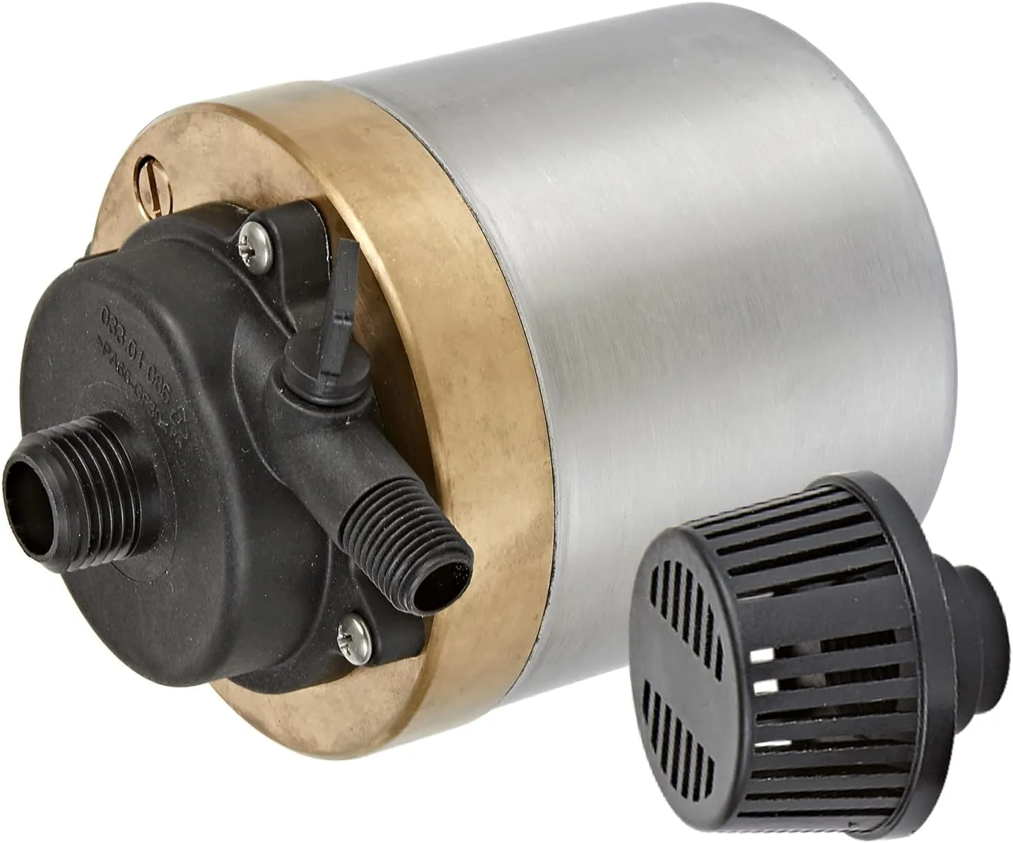 Little Giant S320PT-20 115 Volt, 335 GPH Oil-less Stainless Steel and Bronze Direct Drive Pump for Fresh or Salt Water Ponds or Fountains, Steel, 517100001
