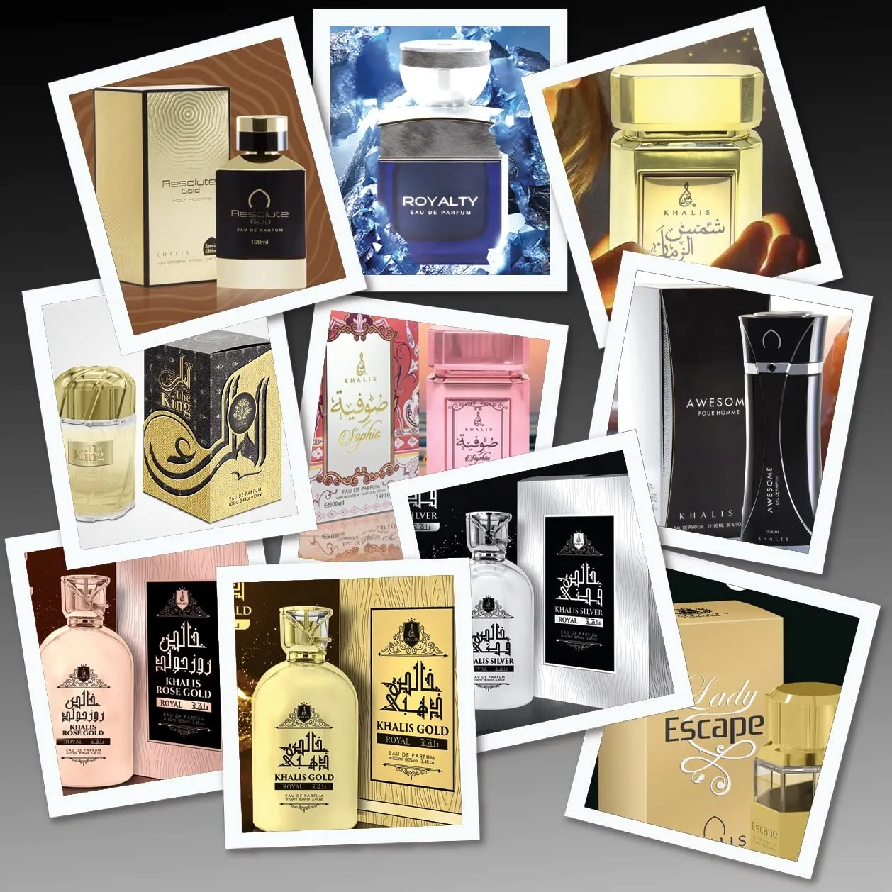 Maison d'Orient Women's Perfume Sampler Lot x 20 Sample Vials - Designer Fragrance Samples from the House of KHALIS Fragrances Dubai