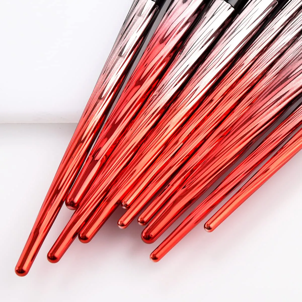 Makeup Brush Set Fashion Professional Makeup Brushes, Gradient Color Premium Synthetic Fiber Comprehensive Face Make Up Brush Kit for Foundation Powder Blush Contour Eyeshadow Concealer Portable Applicator Brush Tools 35-3