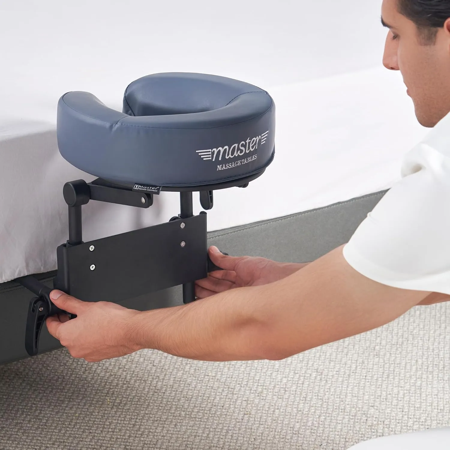 Master Massage Home Mattress Top Massage Kit Adjustable Headrest & Face Cushion Family Use Massage Equipment
